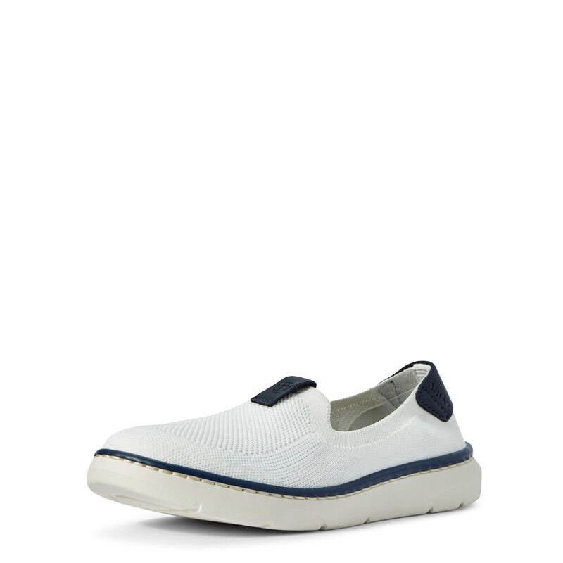 Ariat Knit Ryder Beyaz Slip On Bayan (24372-734)